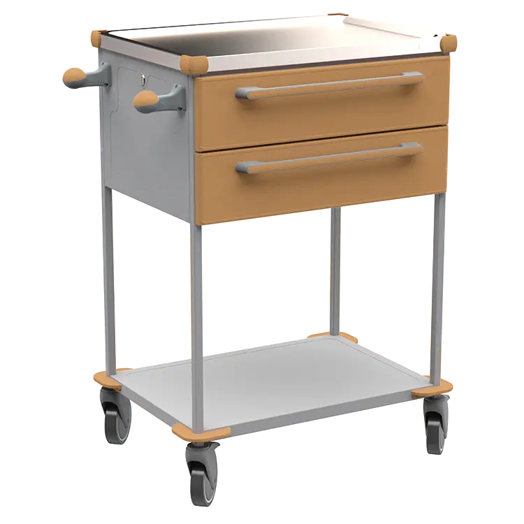 ASSIST 192 vozík zdravotnický, plast ABS, hnědobéžová