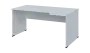 TR 8 - 164 stůl kancelářský, rohový, pravý, dřevěná podnož, deska 18 mm, široký 1600 mm, bílá