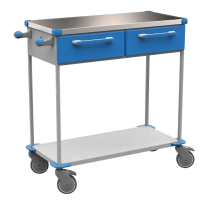 ASSIST 401 vozík zdravotnický, plast ABS, modrá