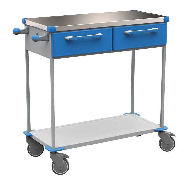 ASSIST 401 vozík zdravotnický, plast ABS, modrá