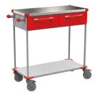 ASSIST 401 vozík zdravotnický, plast ABS, červená