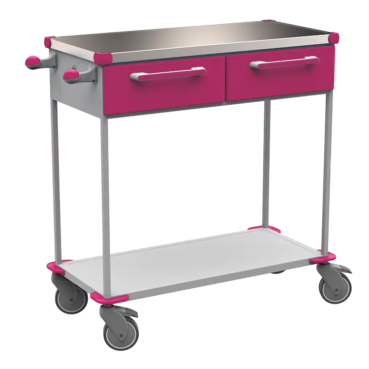 ASSIST 401 vozík zdravotnický, plast ABS, fialová