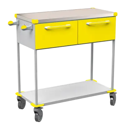 ASSIST 402 vozík zdravotnický, plast ABS, žlutá