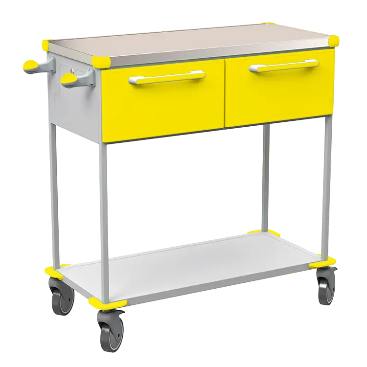 ASSIST 402 vozík zdravotnický, plast ABS, žlutá