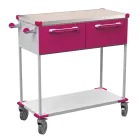 ASSIST 402 vozík zdravotnický, plast ABS, fialová