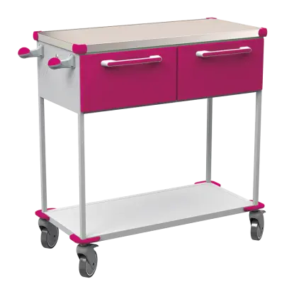 ASSIST 402 vozík zdravotnický, plast ABS, fialová