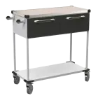 ASSIST 402 vozík zdravotnický, plast ABS, černá