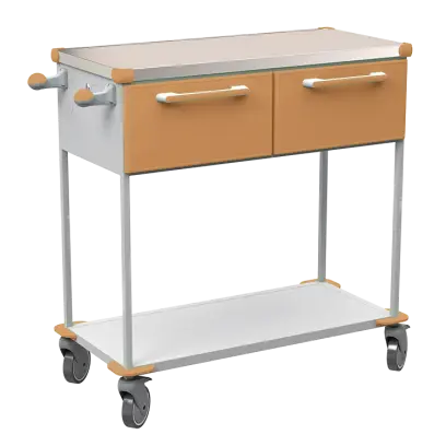 ASSIST 402 vozík zdravotnický, plast ABS, hnědobéžová