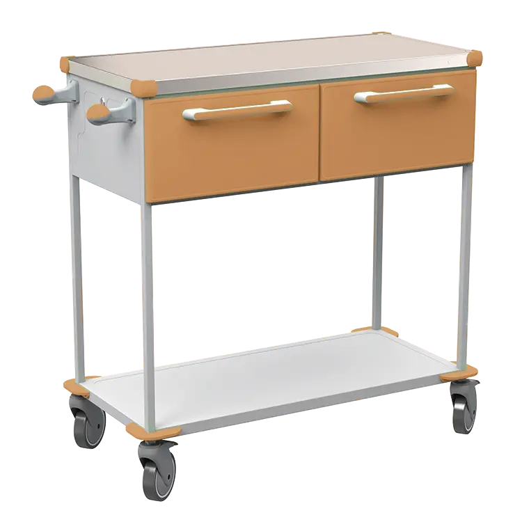 ASSIST 402 vozík zdravotnický, plast ABS, hnědobéžová