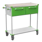 ASSIST 402 vozík zdravotnický, plast ABS, zelená