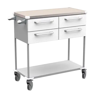 ASSIST 403 vozík zdravotnický, plast ABS, bílá