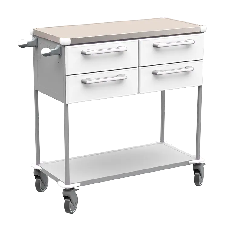 ASSIST 403 vozík zdravotnický, plast ABS, bílá