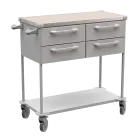 ASSIST 403 vozík zdravotnický, plast ABS, šedá