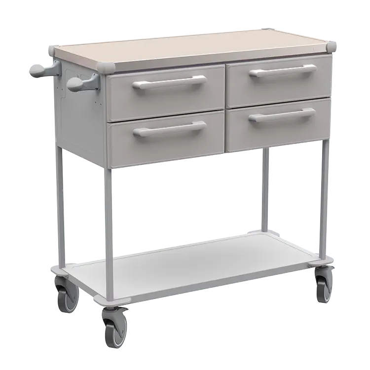 ASSIST 403 vozík zdravotnický, plast ABS, šedá