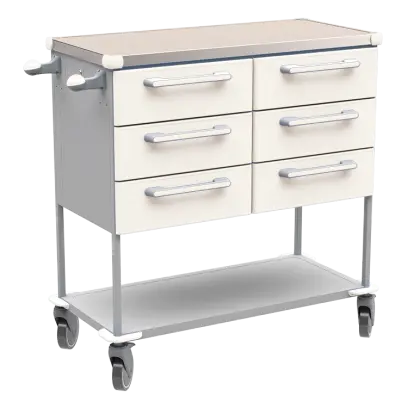 ASSIST 405 vozík zdravotnický, plast ABS, bílá