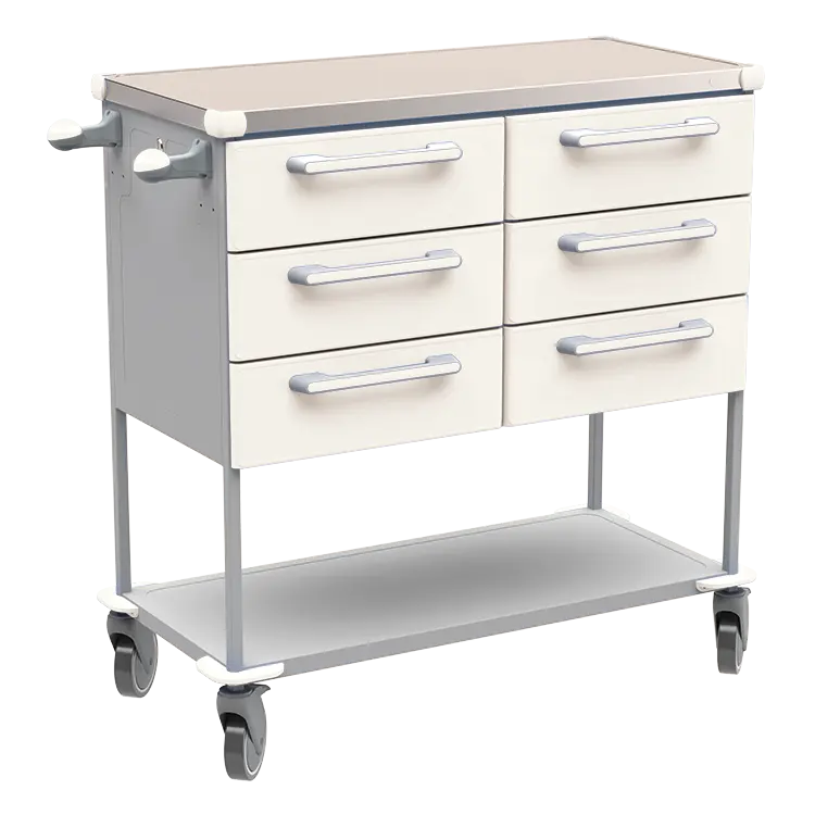 ASSIST 405 vozík zdravotnický, plast ABS, bílá