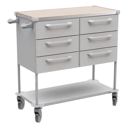 ASSIST 405 vozík zdravotnický, plast ABS, šedá