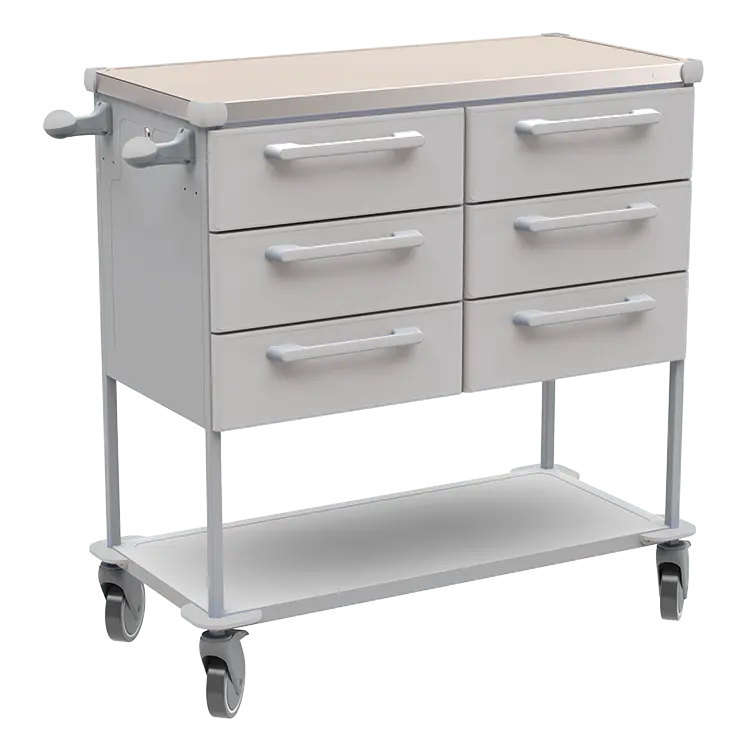 ASSIST 405 vozík zdravotnický, plast ABS, šedá