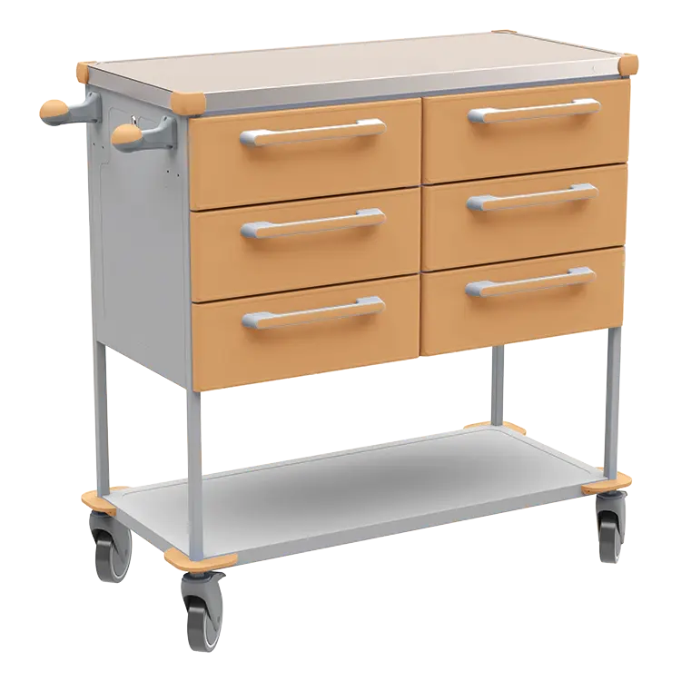 ASSIST 405 vozík zdravotnický, plast ABS, hnědobéžová