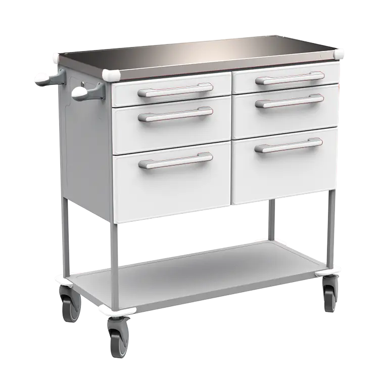 ASSIST 406 vozík zdravotnický, plast ABS, bílá