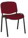 ALTAMIRA židle konferenční, kostra černá, látka SUE 29 vínová