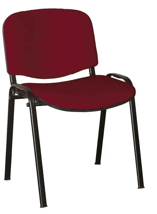 ALTAMIRA židle konferenční, kostra černá, látka SUE 29 vínová