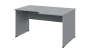 TR 8 - 146 stůl kancelářský, rohový, pravý, dřevěná podnož, deska 18 mm, široký 1400 mm, šedá