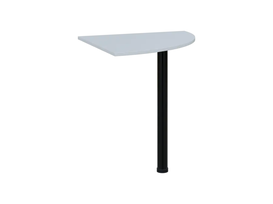 TS 7 - 7 deska spojovací, kovová podnož černá, síla desky 18 mm, široká 700 mm, bílá