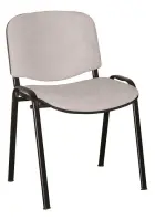 ALTAMIRA židle konferenční, kostra černá, látka SUE 1008 světle šedá