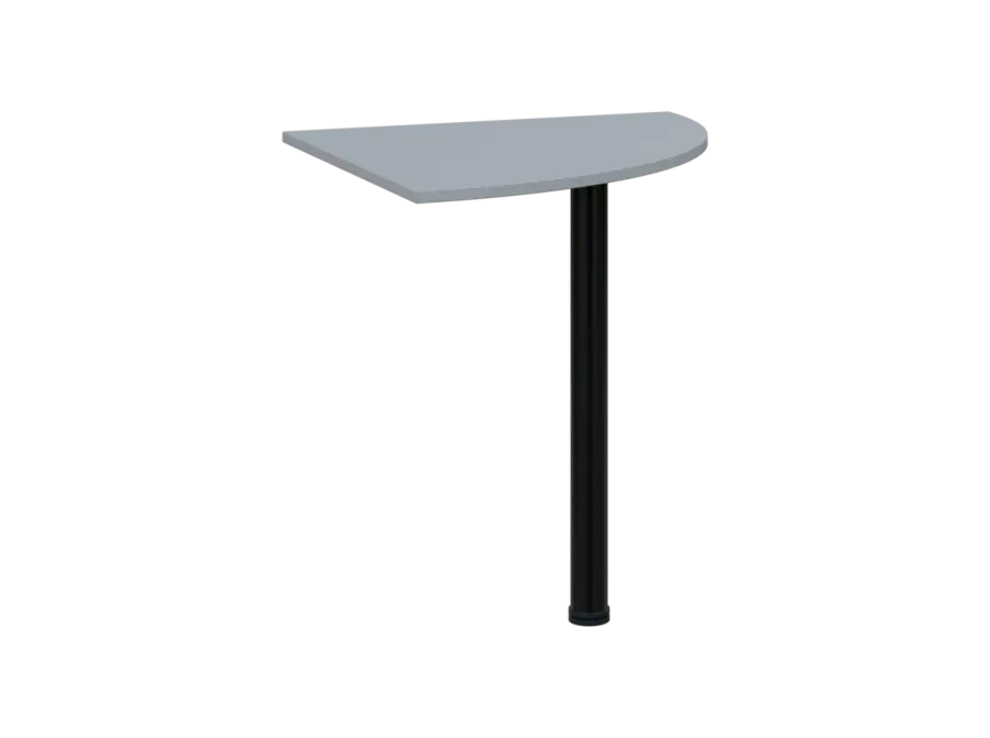 TS 7 - 7 deska spojovací, kovová podnož černá, síla desky 18 mm, široká 700 mm, šedá