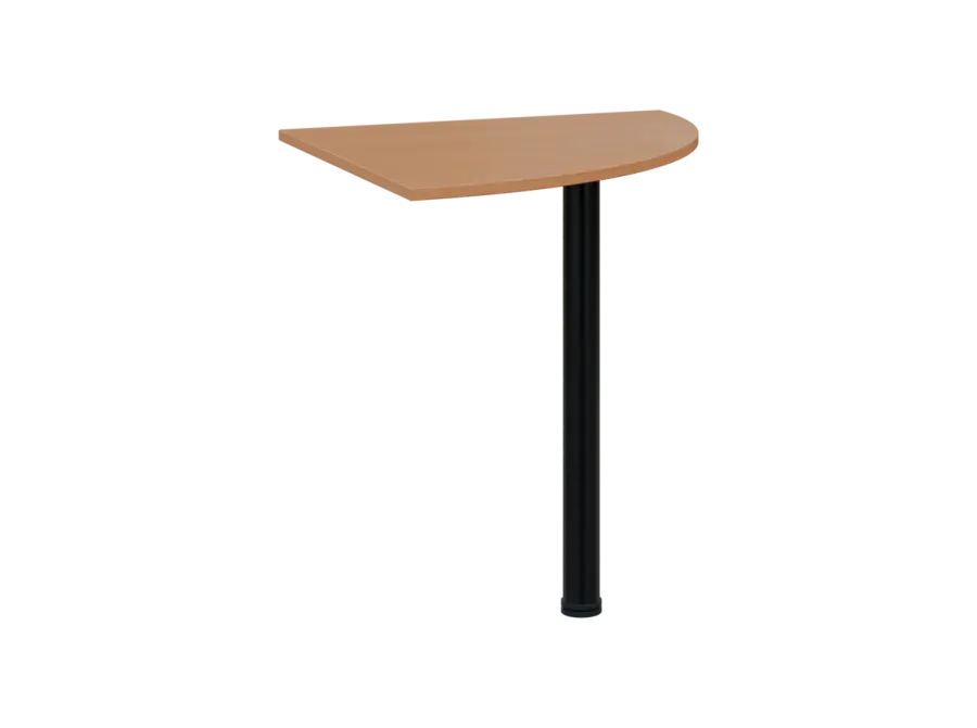 TS 7 - 7 deska spojovací, kovová podnož černá, síla desky 18 mm, široká 700 mm, buk royal