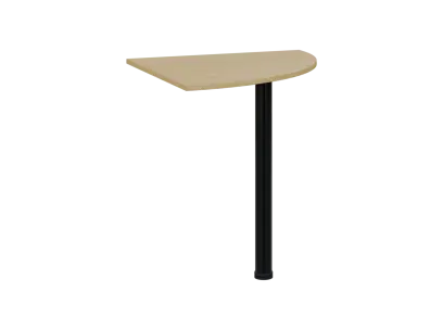 TS 7 - 7 deska spojovací, kovová podnož černá, síla desky 18 mm, široká 700 mm, javor horský