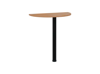 TJD - 70 přístavba jednací, kovová podnož černá, síla desky 18 mm, široká 700 mm, buk royal