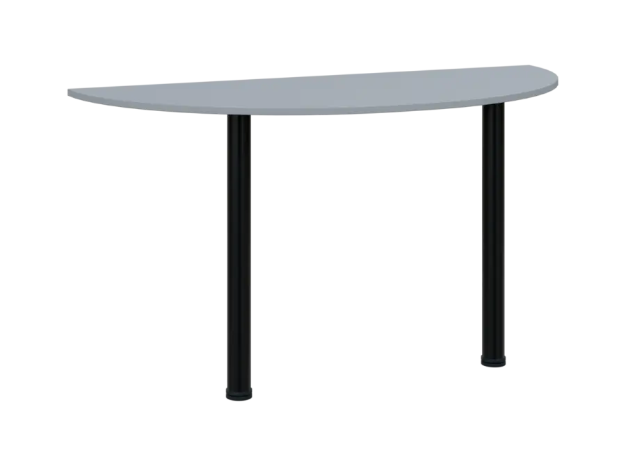 TJC - 140 přístavba jednací, kovová podnož černá, síla desky 18 mm, široká 1400 mm, šedá