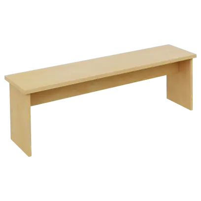 LSL - 3 lavička šatní, 450x1200x350, bříza světlá LSL - 3 lavička šatní, 450x1200x350, bříza světlá