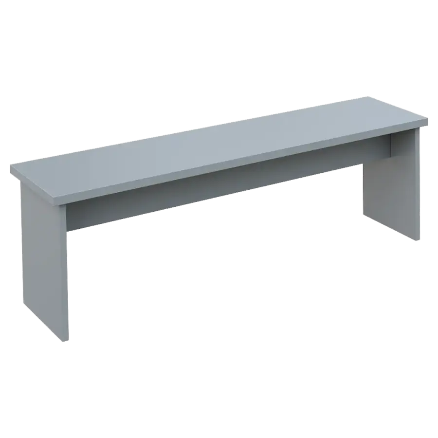 LSL - 3 lavička šatní, 450x1200x350, šedá