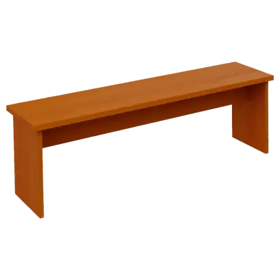 LSL - 3 lavička šatní, 450x1200x350, třešeň šumavská LSL - 3 lavička šatní, 450x1200x350, třešeň šumavská