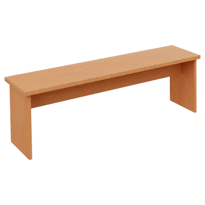 LSL - 3 lavička šatní, 450x1200x350, buk Royal