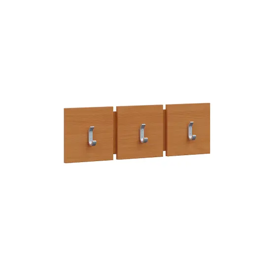 VN - 11 stěna věšáková 800x250 mm, 3-háček Laura, lamino - buk Royal