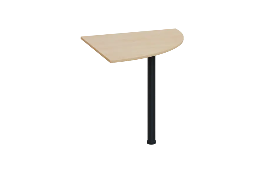 ES 18 - 8 deska spojovací s nohou, deska 18 mm lamino - bříza irská, podnož černá