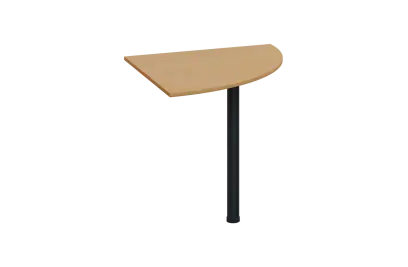 ES 18 - 8 deska spojovací s nohou, deska 18 mm lamino - buk Royal, podnož černá