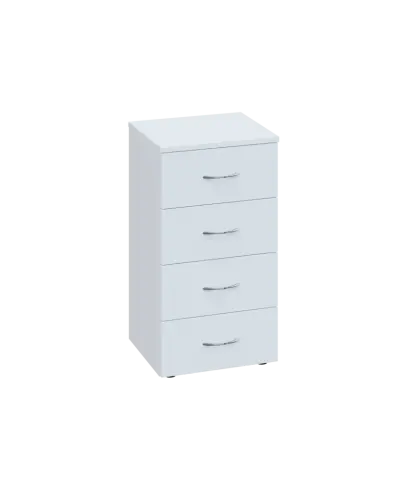 EN 2 - 44Z  skříňka zásuvková lamino - bílá