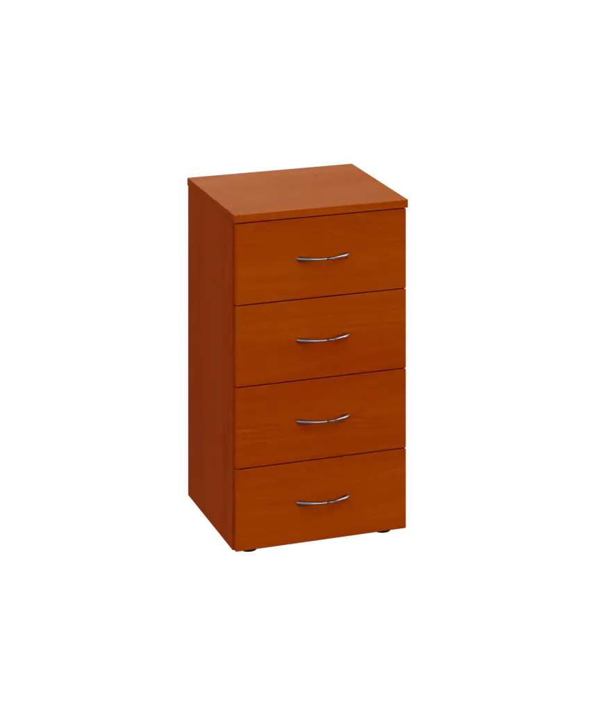 EN 2 - 44Z  skříňka zásuvková lamino - třešeň šumavská