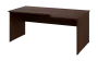 ORL 28 - 186 stůl kancelářský, rohový, pravý, dřevěná podnož, deska 25 mm, široký 1800 mm, ořech královský