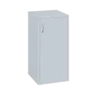 OV 2 - 4D kancelářská skříň, 1-dveřová, pravá, 750x400x400, bílá