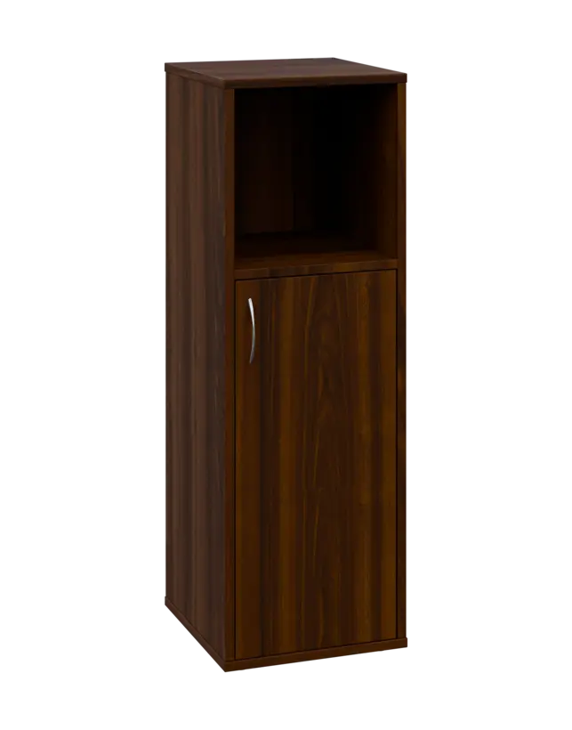 OV 3 - 4DN kancelářská skříň, 1-dveřová/nika, pravá, 1100x400x400, ořech královský