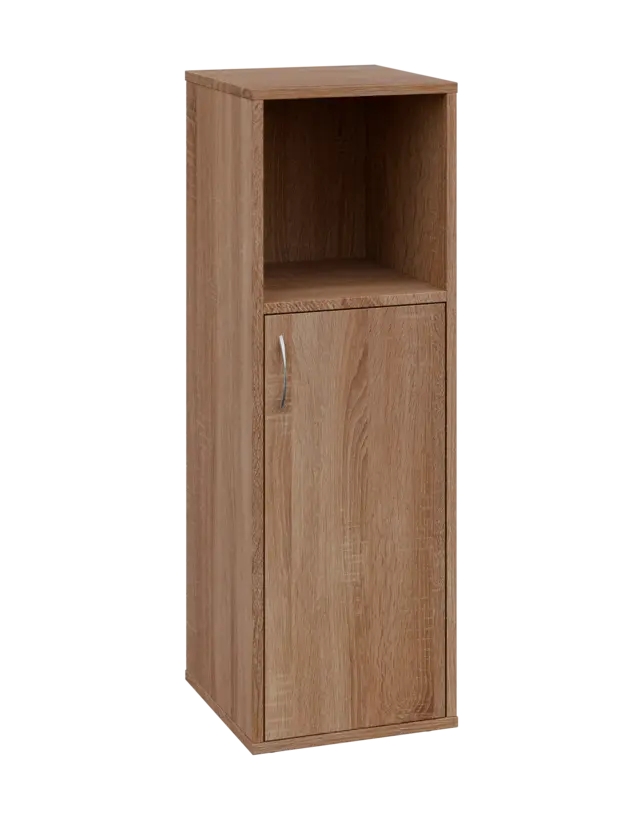 OV 3 - 4DN kancelářská skříň, 1-dveřová/nika, pravá, 1100x400x400, dub bardolino