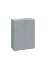EN 3 - 8D kancelářská skříň, 2-dveřová, 1100x800x400, šedá