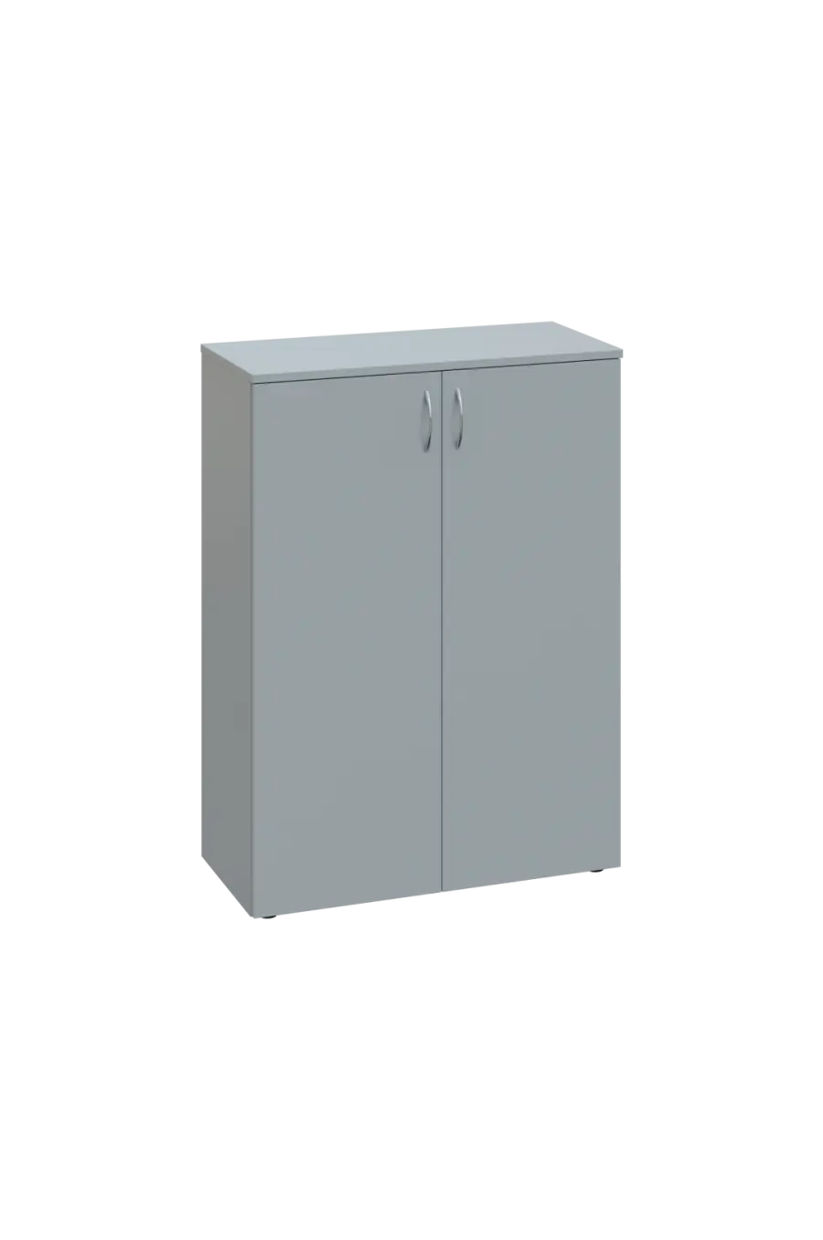 EN 3 - 8D kancelářská skříň, 2-dveřová, 1100x800x400, šedá