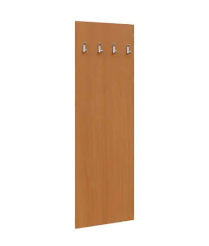 VN - 14 stěna věšáková 600x60x1800 mm, 4-háček Laura, lamino - buk Royal